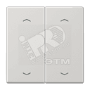 Клавиши для сдвоенной кнопки BCU  светло-серые