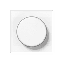 Накладка роторного диммера  Серия A500  Материал- дуропласт  Цвет- белый