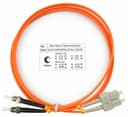 Шнур оптический duplex SC-ST 62,5/125 mm 1,5м LSZH Cabeus FOP-62-SC-ST-1,5m