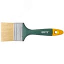 Кисть флейцевая "Контур", натур.светлая щетина, пластиковая ручка  1" (25 мм)