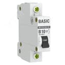Автоматический выключатель 1P 10А (B) 4,5кА ВА 47-29 Basic