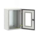 Щит монтажный ЩМП 400x300x200 мм STE с М/П с прозрачной дверью