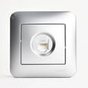 KARINA Розетка компьютерная матовое серебро (10шт/120шт)