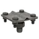 Зажим полоса-прут на штыре HZ EKF