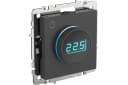 Термостат электронный с индик. BRITE СП IP20 ТС10-1-БрГ механизм графит IEK BR-RT11-K53