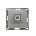 W59 Розетка телеф. скр в/рамку мат хром RSI-152T-5-86 Systeme Electric