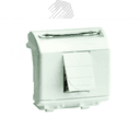 Розетка USB 2.0 со шторкой Brava слоновая кость2 модуля