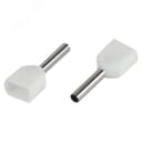 Наконечник-гильза с изолированным фланцем (упаковка 50 шт.) NO-225-96 (двойной) НШвИ(2) 0,5-8