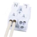 Клемма монтажная для фазных проводников, 2 контактные группы, (DIY упак 5 шт)