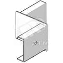 Переходник правый для KLIE, высота - 100 мм, ширина - 340 мм, кратность - 1шт, DU - Покрытие Duplex DULVIRR300 Вергокан Россия