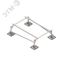 Опорная конструкция для установки оборудования TECHNORAPTOR STEELFOOT 1200х1700