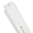 Термоусаживаемая трубка ТУТ нг 40/20 белая в отрезках по 1м EKF PROxima