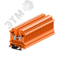 Клемма SUK 1-1 винтовая, сечение 4 мм. кв., оранжевая