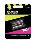 Аккумулятор 16340 3.7В Li-Ion 700мА.ч без платы защиты BL-1 ФАZА 5039087
