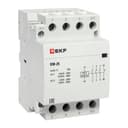 Контактор модульный КМ 25А 3NО+NC (3 мод.) EKF PROxima