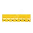 Memocab Планка маркировочная 2.3мм цифры (4) черное/желтое (600шт) Legrand Euro