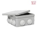 Коробка распределительная КМР-030-014 с крышкой (100х100х50), 10 мембр. вводов IP55 EKF (plc-kmr-030-014)