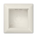 Коробка для накладного монтажа 1-я с негорючим основанием, в комплекте с рамкой  для установки устройств и накладок серии A  для горизонтальной/вертикальной установки  Серия- AS500  Материал- дуропласт  Цвет- слоновая кость