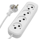 Удлинитель электрический Stekker HM014005 5м 4 гнезда бз 2x075 белый серия Home 39218