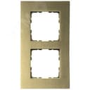 Рамка 2-постовая, алюминий Champagne Gold