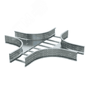 Ответвитель Х-образный лестничный 200х300 R=660мм горячеоцинкованный