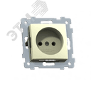 Мария  Механизм розетки одноместной скрытой установки РС16-444,  слоновая кость