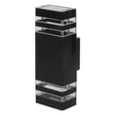 Светильник садовопарковый FeronONE DH0807P на стену вверхвниз 2GU10 220240V черный пластик 51539