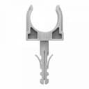 Крепеж-клипса с дюбелем серая д25 (100шт/900шт уп/кор) Промрукав (PR13.0297)