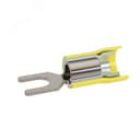 Наконечник вилочный с изолир.фланцем ПВХ, двойная гильза, 2,5-6 кв.мм М5 (д.5,3 мм) (НВИ)