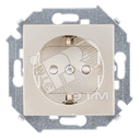 15 Розетка 2Р+Е Schuko 16А 250В со шторками винтовой зажим шампань