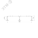 Опорная конструкция для установки оборудования TECHNORAPTOR FOOT 3000х1200 тип 2 HD КМ-профиль
