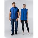 Жилет утепленный Офис (тк.Дюспо), васильковый, р. 56-58