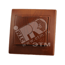 MIRA Розетка с заземлением с крышкой керамика сосна