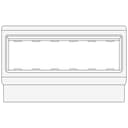 Рамка-суппорт под 6 модулей BRAVA PDA-3BN 80 DKC 10643