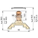 Клемма 1 шпилька HD35/16.F6.19.1