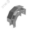 Т-ответвитель крышка верт. вниз 50х500х400 мм ПЛЮС INOX304