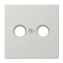 Накладка для телевизионной розетки (TV-FM) Серия LS990 Материал- термопласт Цвет- светло-серый JUNG