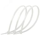Стяжка кабельная нейлоновая (хомут) 2.5 х 100 мм белая 100 шт/уп Simple NO-224-186