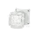 Коробка распределительная пустая 104х104х70 PP IP66 серая с мембранами 62000002 HENSEL