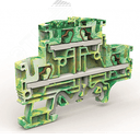 Двухуровневая клемма заземления на 4 кв.мм ZEFDE400 DKC