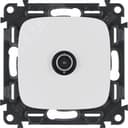 Valena ALLURE Розетка ТВ c топологией звезда 0-2400 МГц С лицевой панелью Белая