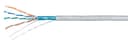 Кабель LAN FTP (F/UTP), кат. 5e, 4x2x24 AWG, серый,, LSZH, нг(А)-HF, Cabeus FTP-4P-Cat.5e-SOLID-LSZH-GY (305 м)
