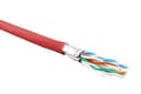 Кабель витая пара Hyperline UFTP4-C6-S23-IN-LSZH-RD-500 (500 м)