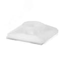 Монтажная база двойная самоклеящаяся 19x19 (спец.состав), белая для хомутов шириной до 3,6мм DKC