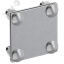 Зажим крестообразный полоса-полоса 40мм оцинкованная сталь HDZ IEK