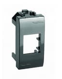 Адаптер для информационных разъемов Keystone, черный, 1мод. DKC (77607N)