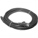 Патч-корд RJ45 - RJ45, 4 пары, FTP, категория 5е, 3 м, черный, LSZH LANMASTER LAN-PC45/S5E-3.0-BK
