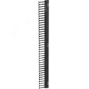 Гребенка кабельная вертикальная by ZPAS 45U черная РФ ITK