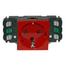 Розетка DLP н.ст.2К+З с блокировкой, безвинт. зажимы Mosaic Legrand 077421