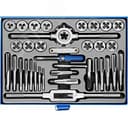 Набор метчиков и плашек, сталь Р6М5 35 предметов ЗУБР